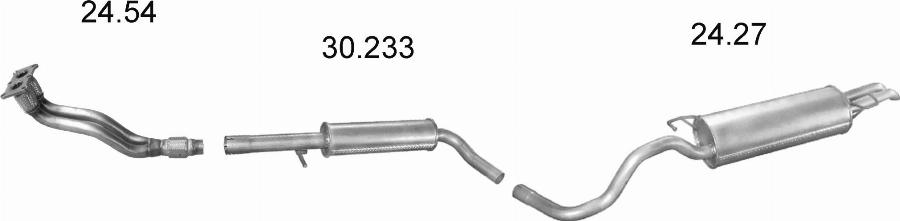 Edex 2356 - Система випуску ОГ autocars.com.ua