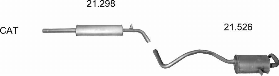 Edex 24.06 - Глушник вихлопних газів кінцевий autocars.com.ua