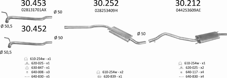 Edex 24.21 - Середній глушник вихлопних газів autocars.com.ua