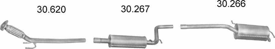 Edex 2431 - Система випуску ОГ autocars.com.ua