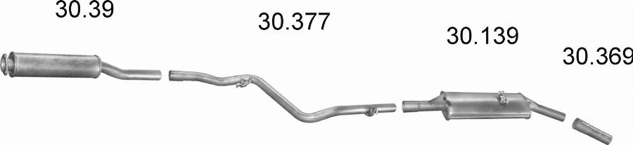 Edex 24.41 - Глушник вихлопних газів кінцевий autocars.com.ua