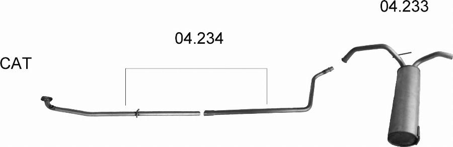 Edex 24.60 - Предглушітель вихлопних газів autocars.com.ua