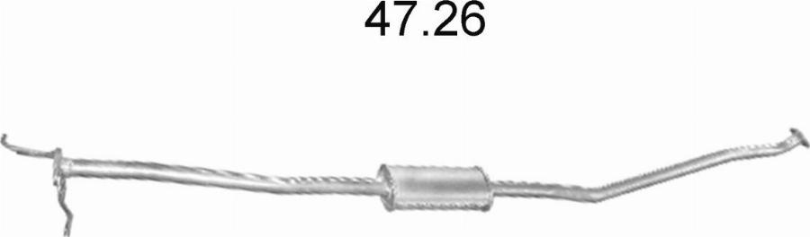 Edex 24.74 - Труба вихлопного газу autocars.com.ua