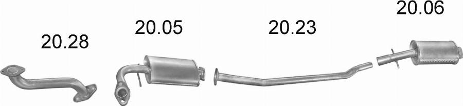 Edex 24.81 - Труба вихлопного газу autocars.com.ua