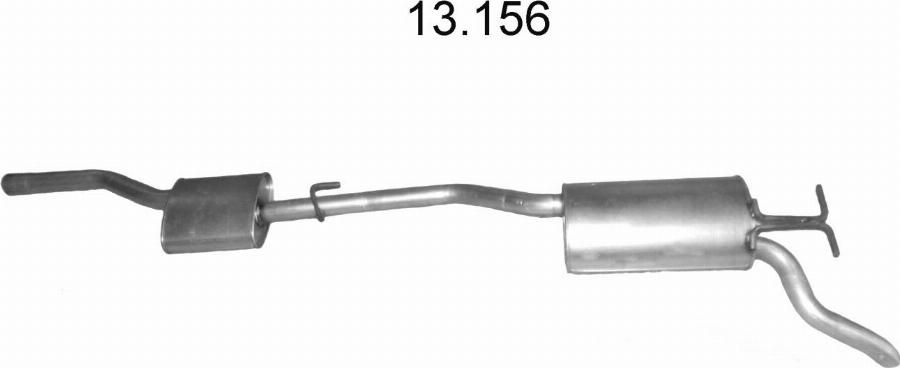 Edex 2576 - Система випуску ОГ autocars.com.ua