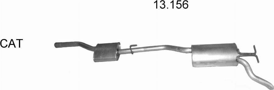 Edex 2577 - Система випуску ОГ autocars.com.ua