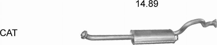 Edex 2594 - Система випуску ОГ autocars.com.ua