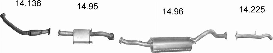 Edex 2620 - Система випуску ОГ autocars.com.ua