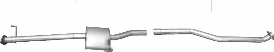 Edex 26.372 - Середній глушник вихлопних газів autocars.com.ua