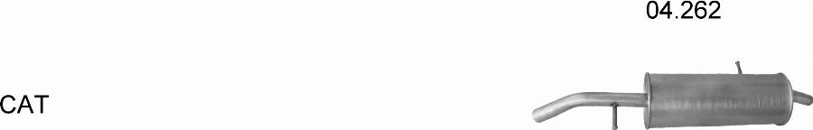 Edex 2654 - Система випуску ОГ autocars.com.ua