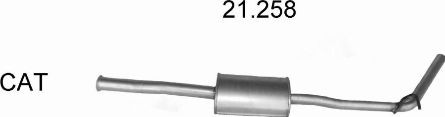 Edex 2662 - Система випуску ОГ autocars.com.ua