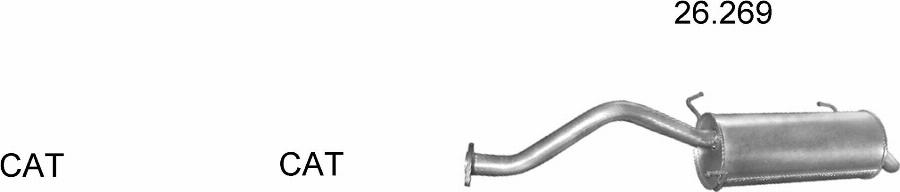 Edex 2672 - Система випуску ОГ autocars.com.ua