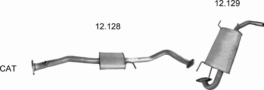 Edex 26.74 - Труба вихлопного газу autocars.com.ua