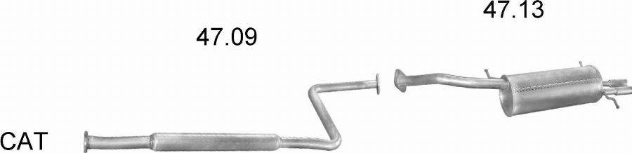 Edex 2692 - Система випуску ОГ autocars.com.ua