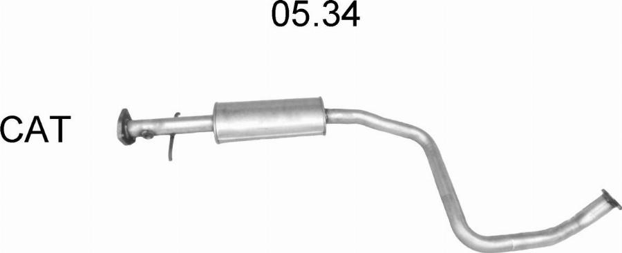 Edex 2696 - Система випуску ОГ autocars.com.ua