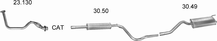 Edex 2707 - Система випуску ОГ autocars.com.ua