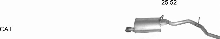 Edex 2709 - Система випуску ОГ autocars.com.ua