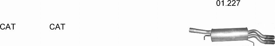 Edex 2741 - Система випуску ОГ autocars.com.ua