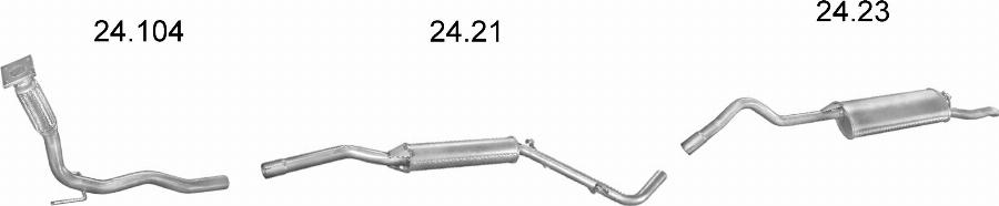 Edex 2755 - Система випуску ОГ autocars.com.ua