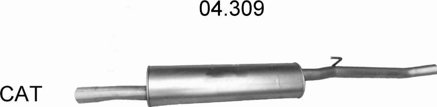 Edex 2772 - Система випуску ОГ autocars.com.ua