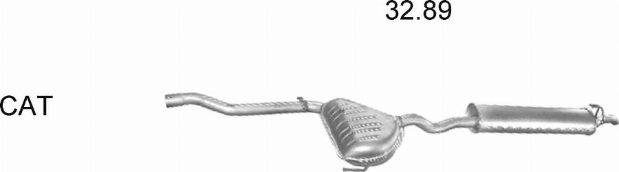 Edex 2780 - Система випуску ОГ autocars.com.ua