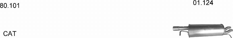 Edex 2789 - Система випуску ОГ autocars.com.ua