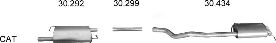 Edex 2794 - Система випуску ОГ autocars.com.ua