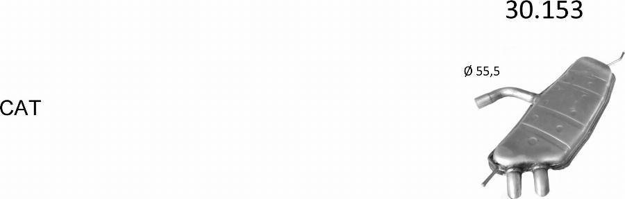 Edex 2822 - Система випуску ОГ autocars.com.ua