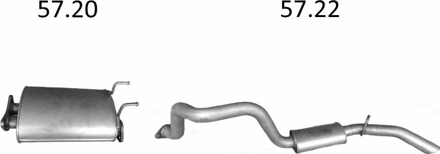 Edex 2894 - Система випуску ОГ autocars.com.ua