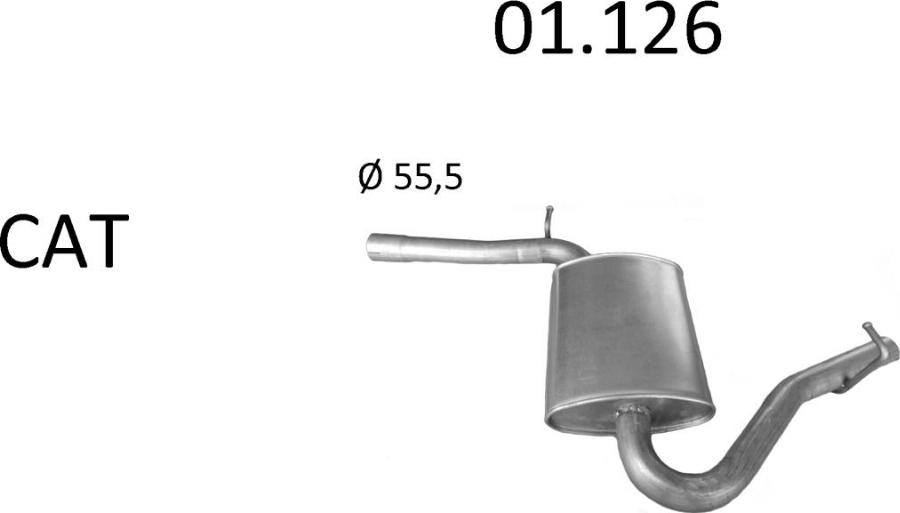 Edex 2904 - Система випуску ОГ autocars.com.ua