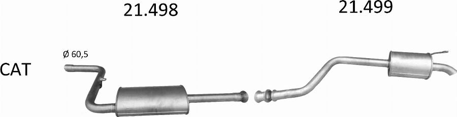 Edex 2923 - Система випуску ОГ autocars.com.ua