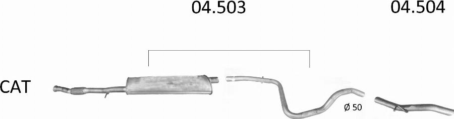 Edex 2928 - Система випуску ОГ autocars.com.ua