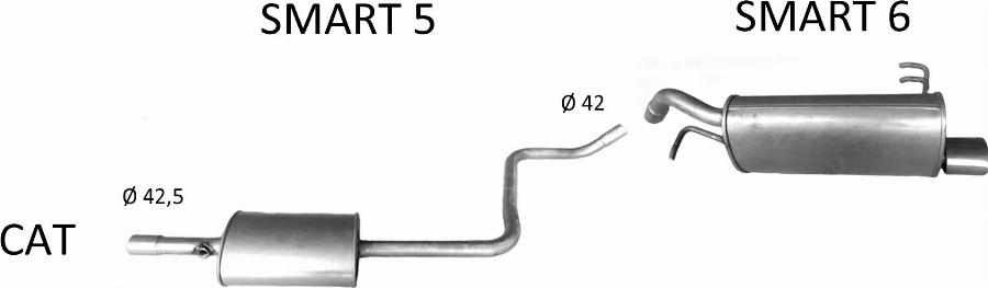 Edex 2938 - Система випуску ОГ autocars.com.ua