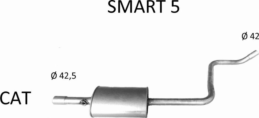 Edex 2939 - Система випуску ОГ autocars.com.ua