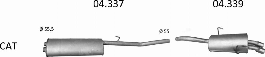 Edex 2940 - Система випуску ОГ autocars.com.ua