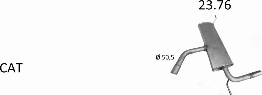 Edex 2943 - Система випуску ОГ autocars.com.ua