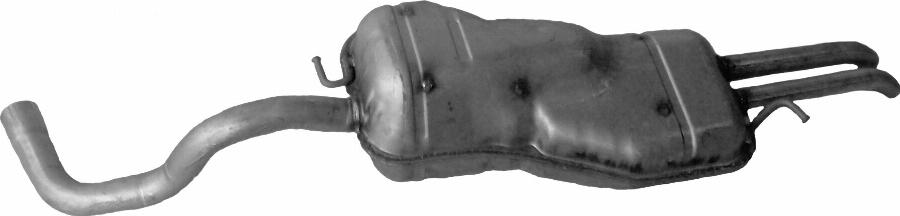 Edex 30.254 - Глушник вихлопних газів кінцевий autocars.com.ua