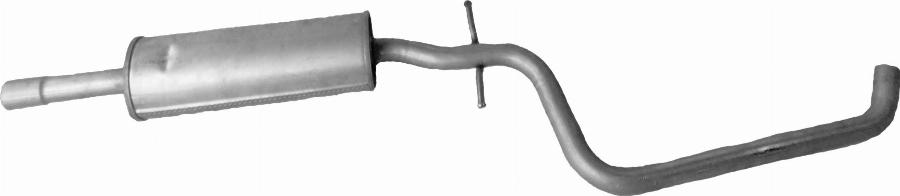 Edex 30.278 - Середній глушник вихлопних газів autocars.com.ua