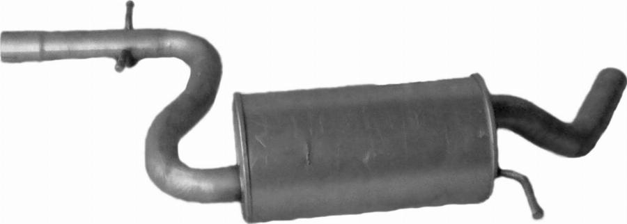 Edex 30.282 - Середній глушник вихлопних газів autocars.com.ua