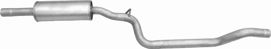 Edex 30.290 - Середній глушник вихлопних газів autocars.com.ua