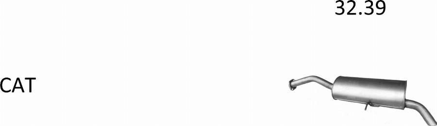 Edex 30.35 - Середній глушник вихлопних газів autocars.com.ua