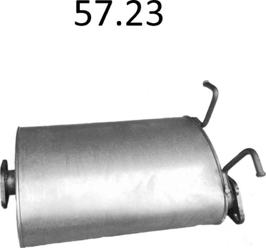 Edex 30.49 - Глушник вихлопних газів кінцевий autocars.com.ua