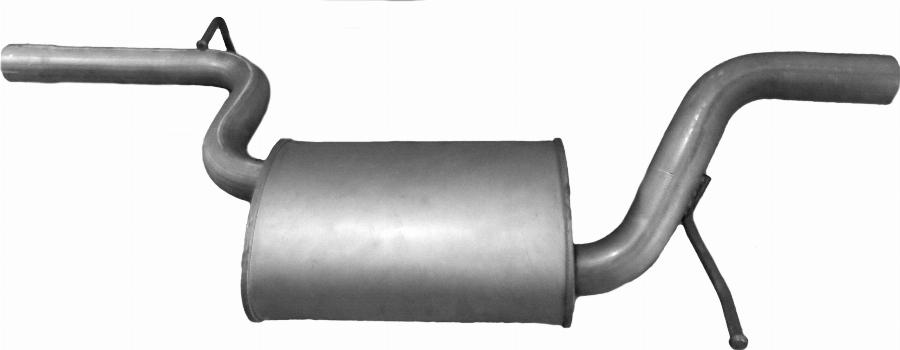 Edex 30.58 - Середній глушник вихлопних газів autocars.com.ua