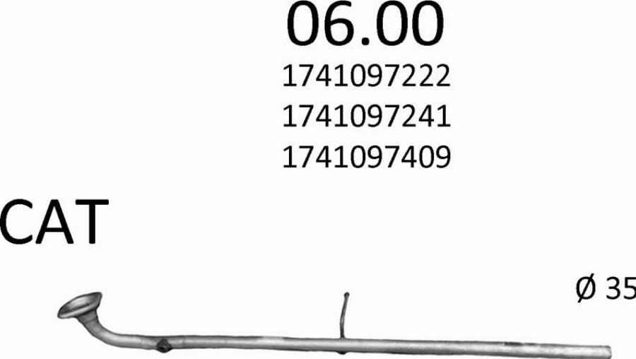 Edex 31.06 - Глушник вихлопних газів кінцевий autocars.com.ua