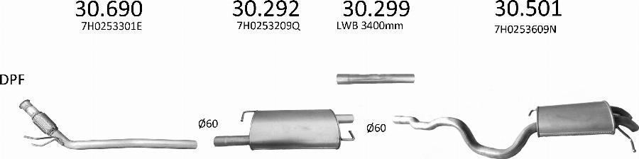 Edex 3120 - Система випуску ОГ autocars.com.ua
