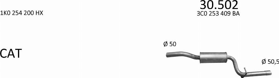 Edex 3132 - Система випуску ОГ autocars.com.ua
