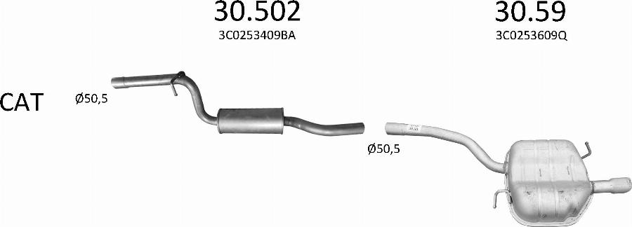 Edex 3133 - Система випуску ОГ autocars.com.ua