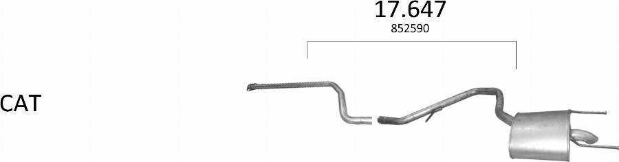 Edex 3170 - Система випуску ОГ autocars.com.ua