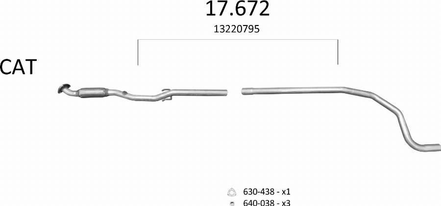 Edex 3205 - Система випуску ОГ autocars.com.ua