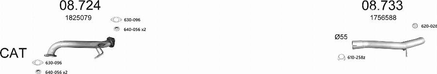 Edex 3546 - Система випуску ОГ autocars.com.ua